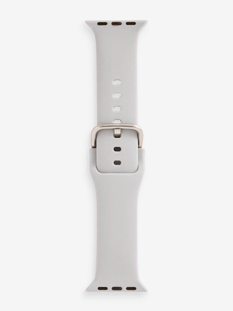 Grey Silicone Watch Strap - Image 1 of 3