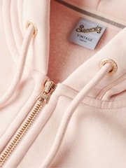 Superdry Pink Clay Essential Logo Zip Hoodie - Image 5 of 6