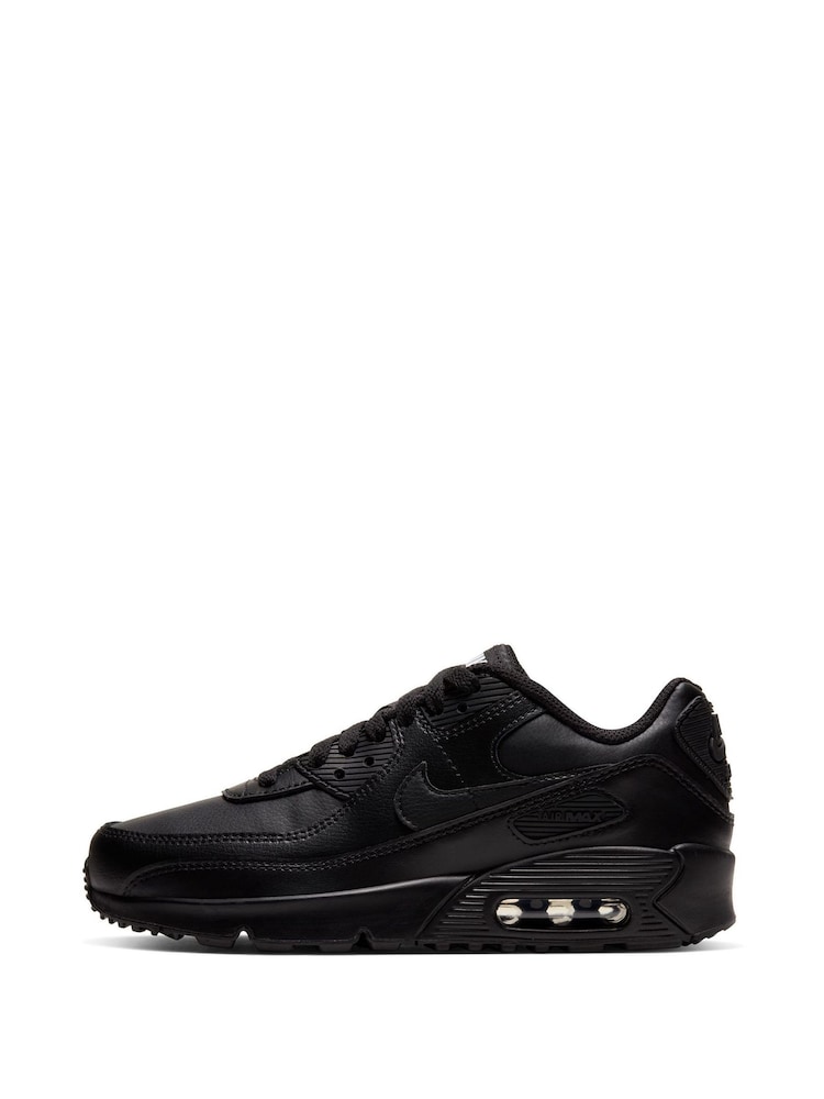 Schwarz - Nike Air Max 90 Turnschuhe für Jugendliche - Bild 2 von 8