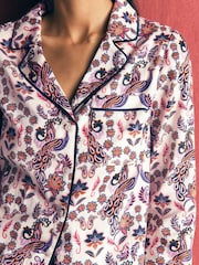화이트 - Boden Cotton Pyjamas Shirt - 5의 이미지 2