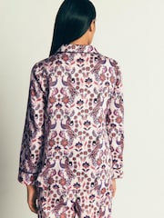 화이트 - Boden Cotton Pyjamas Shirt - 5의 이미지 3