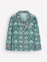 Grønn - Boden Brushed Cotton Pyjamas Shirt - Bilde 5 av 5
