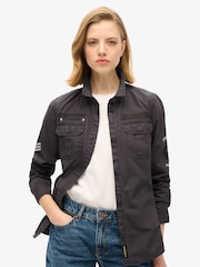 Pizarra - Camisa de estilo militar de algodón 100 % de Superdry - Imagen 2 de 6