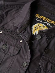 Pizarra - Camisa de estilo militar de algodón 100 % de Superdry - Imagen 6 de 6
