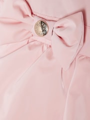 River Island Pink Frill Bow Raincoat - Image 3 of 4