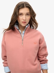 Superdry Ash Rose Essential Half Zip Sweatshirt - Image 3 of 6
