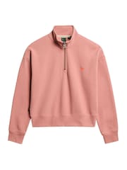 Superdry Ash Rose Essential Half Zip Sweatshirt - Image 4 of 6