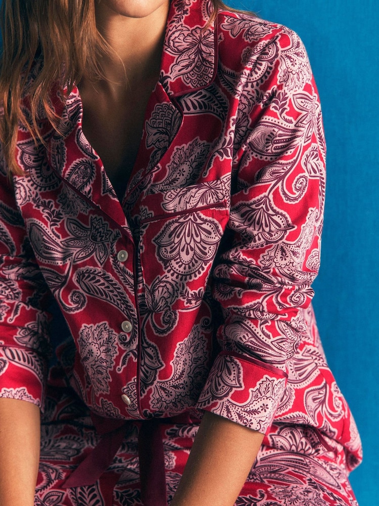 레드 - Boden Cotton Pyjamas Shirt - 6의 이미지 2