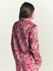 레드 - Boden Cotton Pyjamas Shirt - 6의 이미지 3
