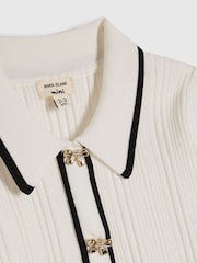 Crema - River Island Peplum Top & Kickflare Set - Imagen 4 de 5