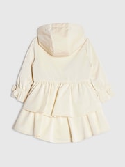 River Island Cream Frill Bow Raincoat - Image 2 of 4