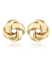 Beaverbrooks 9ct Gold Knot Stud Earrings - Image 1 of 3
