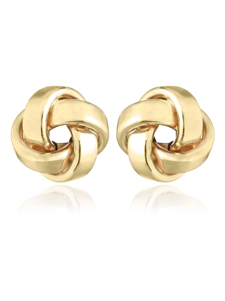 Beaverbrooks 9ct Gold Knot Stud Earrings - Image 1 of 3