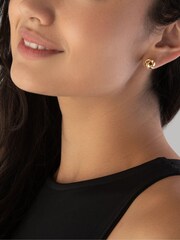 Beaverbrooks 9ct Gold Knot Stud Earrings - Image 2 of 3