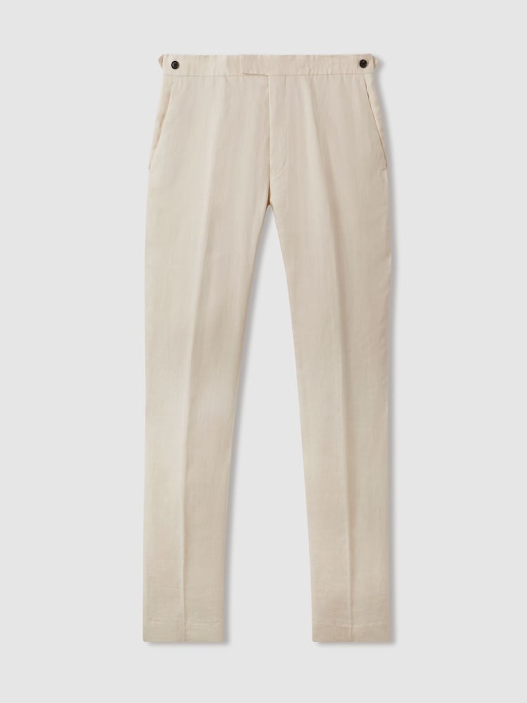 Pierre - Pantalon REISS Kin Slim en lin - Image 2 of 7
