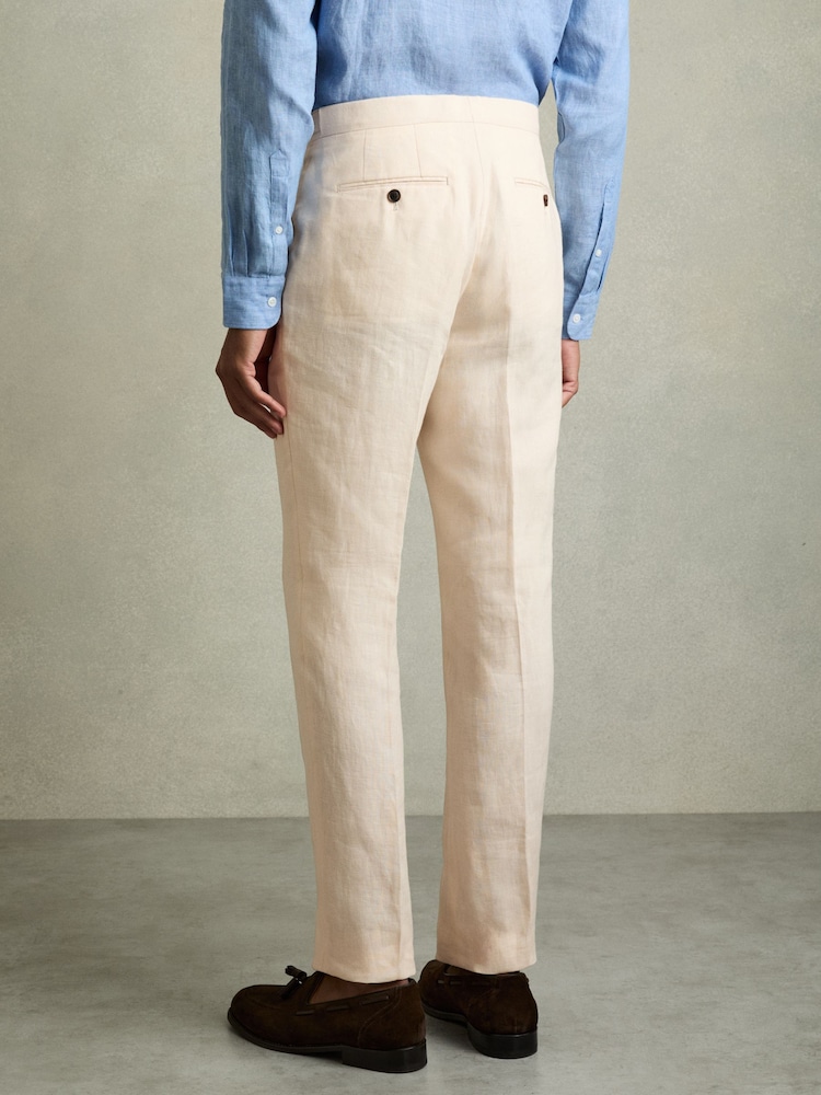 Pierre - Pantalon REISS Kin Slim en lin - Image 6 of 7