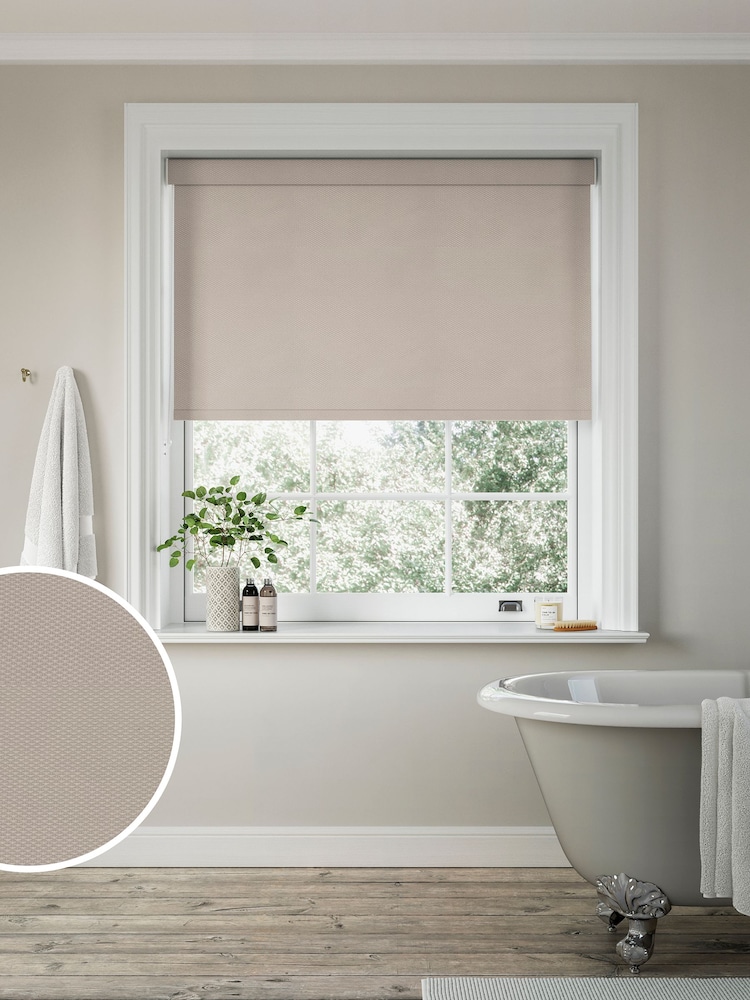 Natural Stone Lowry Made to Measure Blackout Roller Blind - Image 1 of 6