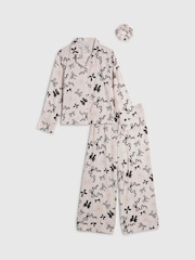 Pijama con lazos y botones de River Island con coletero - Imagen 1 de 5