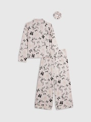 Pijama con lazos y botones de River Island con coletero - Imagen 2 de 5