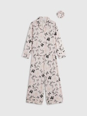 Pijama con lazos y botones de River Island con coletero - Imagen 3 de 5