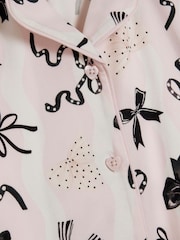 Pijama con lazos y botones de River Island con coletero - Imagen 4 de 5