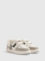 River Island White Block Touch And Close Fastening Trainers - Image 2 of 5
