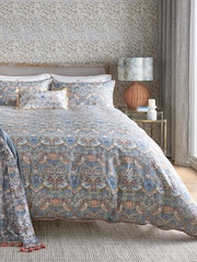 Clarke & Clarke Pink William Morris Strawberry Thief 200 Thread Count Duvet Cover and Pillowcase Set - Image 2 of 5
