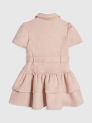 River Island Pink Suedette Prom Dress - Image 2 of 4