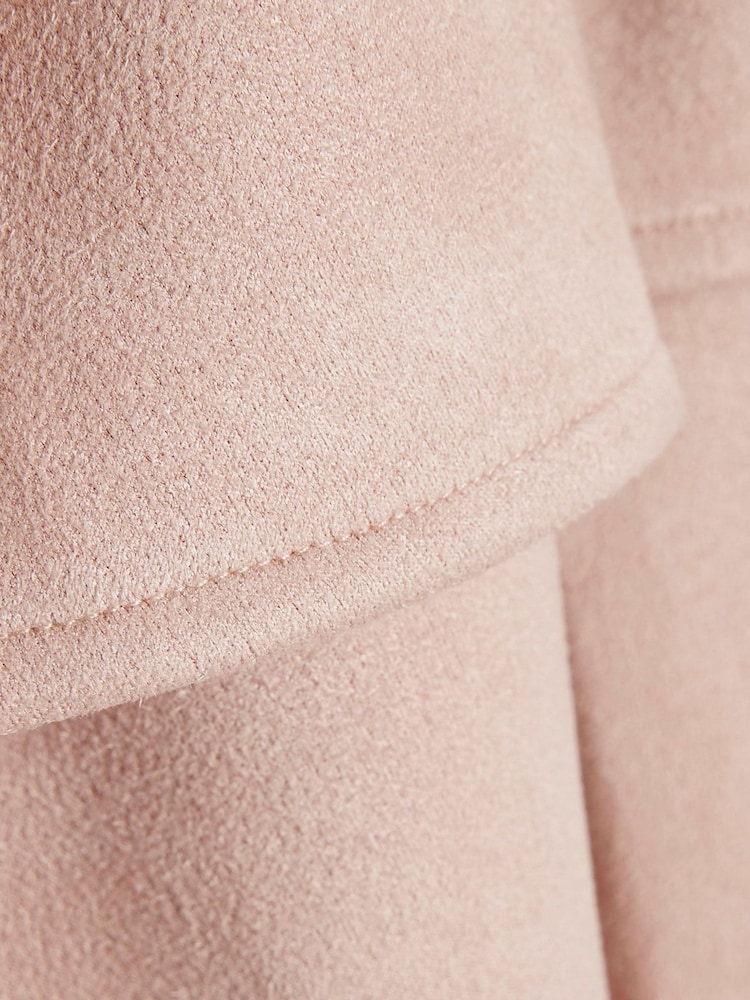 River Island Pink Suedette Prom Dress - Image 4 of 4