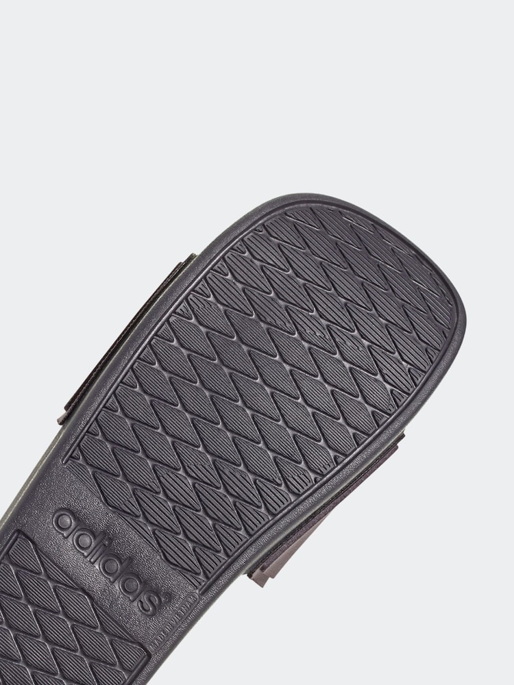 adidas Purple Sportswear Adilette Comfort Slides - Image 8 of 8