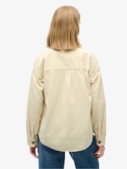Superdry Birch Birch Chunky Cord 100% Cotton Shacket - Image 2 of 3