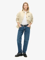 Superdry Birch Birch Chunky Cord 100% Cotton Shacket - Image 3 of 3