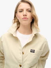 Birch - Superdry Birch Chunky rebrasti žamet 100% Cotton Debelejša srajca - Slika 4 iz 7