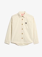 Birch - Superdry Birch Chunky rebrasti žamet 100% Cotton Debelejša srajca - Slika 5 iz 7