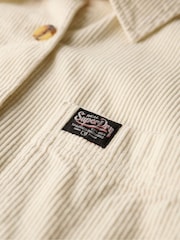 Birch - Superdry Birch Chunky rebrasti žamet 100% Cotton Debelejša srajca - Slika 6 iz 7