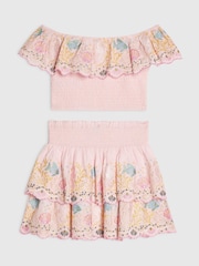 River Island Pink Beaded Seahorse Top & Skirt Set - Image 2 of 4