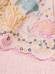 River Island Pink Beaded Seahorse Top & Skirt Set - Image 4 of 4