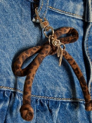 River Island Blue Rara Skirt with Bow Charm - Image 3 of 4