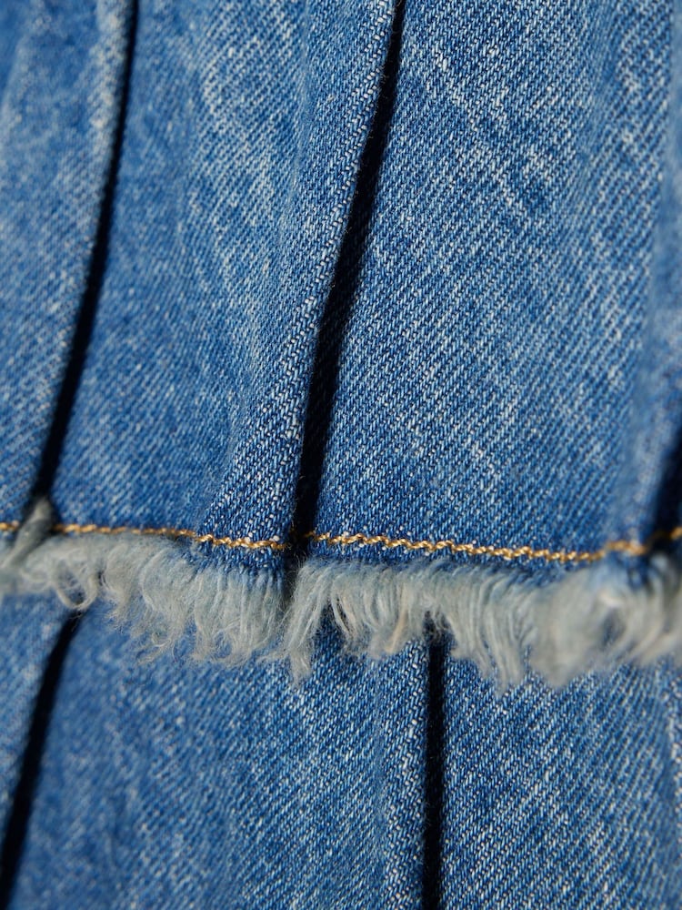 River Island Blue Rara Skirt with Bow Charm - Image 4 of 4 River Island Blue Rara Skirt with Bow Charm - Image 4 of 4