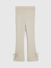 Кремовый - Брюки с отворотом на бантике River Island Premium - Изображение 1 4