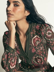 Grønn - Boden Juliet Jersey Midi-kjole - Bilde 2 av 7