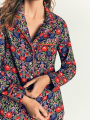Oransje - Boden Brushed Cotton Pyjamas Shirt - Bilde 2 av 6