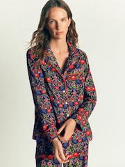 Oransje - Boden Brushed Cotton Pyjamas Shirt - Bilde 4 av 6