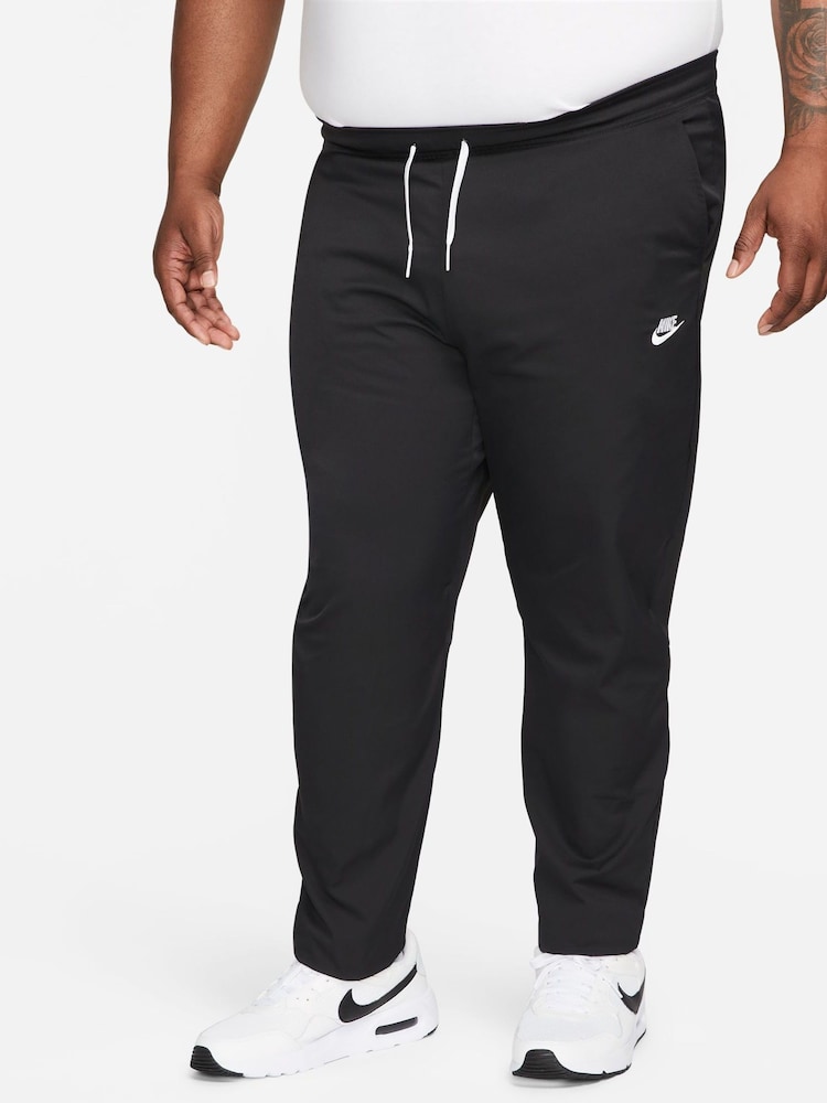 Nike Black Club Woven Tapered Leg Joggers - Image 9 of 10