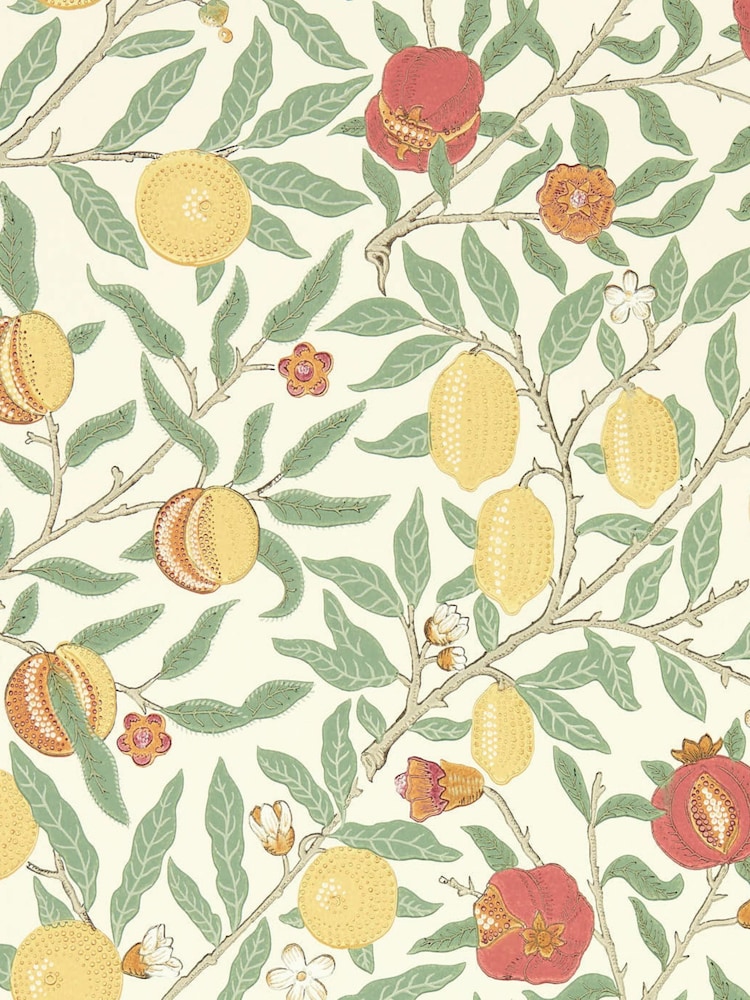 Morris & Co Green Fruit 10.05M Wallpaper - Image 2 of 2
