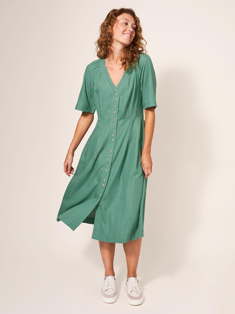 White Stuff Green Izzie Dress - Image 1 of 7 White Stuff Green Izzie Dress - Image 1 of 7