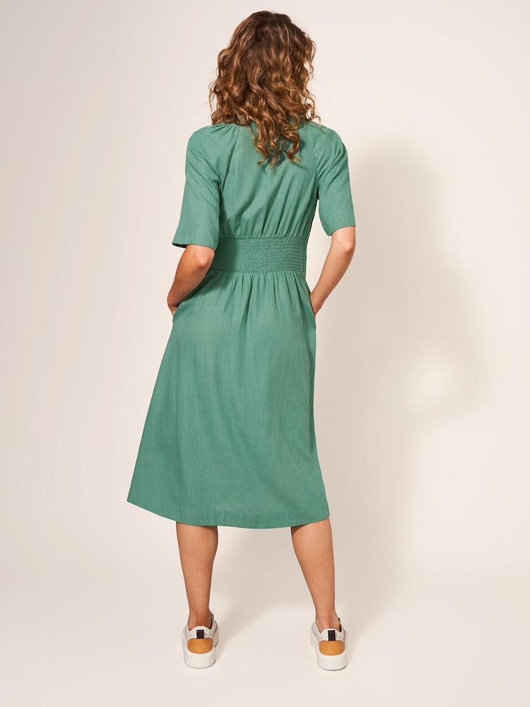 White Stuff Green Izzie Dress - Image 2 of 7 White Stuff Green Izzie Dress - Image 2 of 7