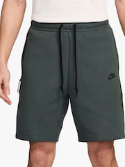 Nike Vintage Green Tech Fleece Shorts - Image 1 of 4