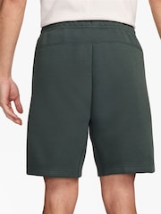 Nike Vintage Green Tech Fleece Shorts - Image 2 of 4