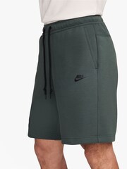 Nike Vintage Green Tech Fleece Shorts - Image 3 of 4